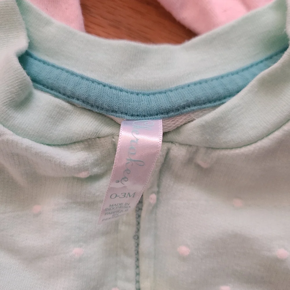 bundle of baby girl cardigans 0-9m